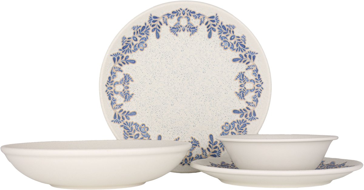 Rinart Serviesset (Large) - Valeria - 24 delig - 6 persoons - Porselein