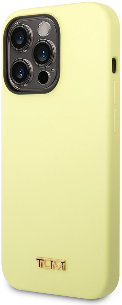 Tumi iPhone 14 Pro Back cover case - Liquid Silicone - Women Collection - Yellow