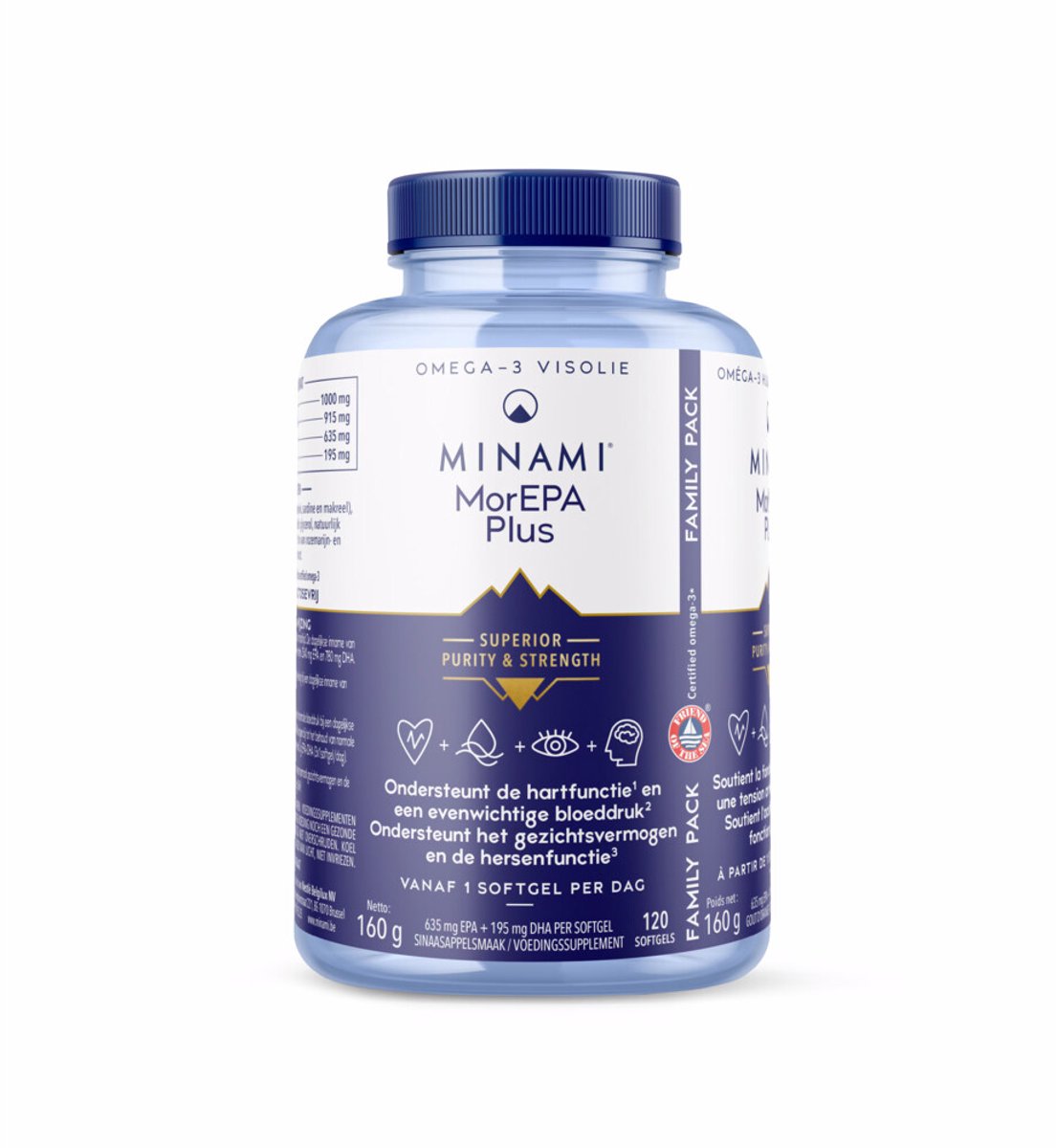 Minami - MorEPA Plus - 2 x 60 softgels - Voordeelverpakking