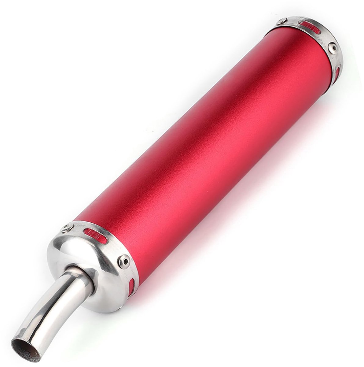 AuspuffschalldÃ¤mpfer 20 mm - Rood - Edelstalen 2-Takt-Motorrad Onderdeel