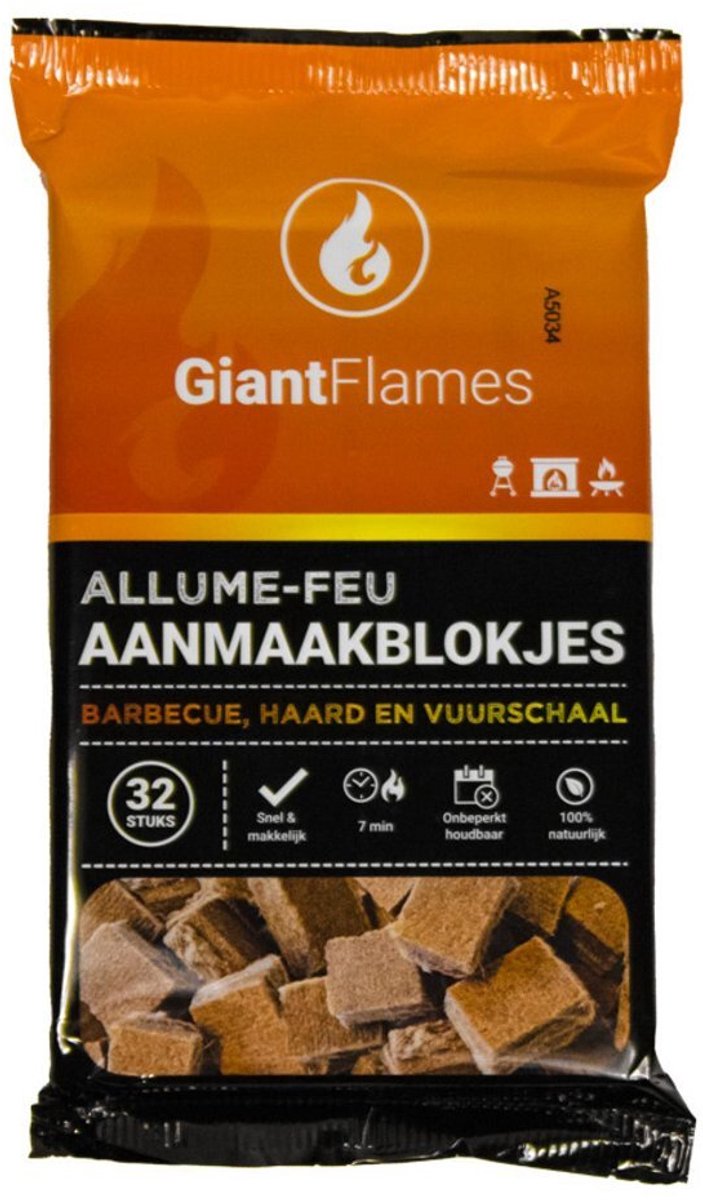 Giant Flames Aanmaakblokjes FSC 32 Stuks
