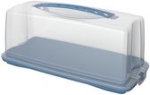 Rotho Fresh cakedoos - BPA vrij - met afsluitbare clips - handig mee te nemen door handgreep