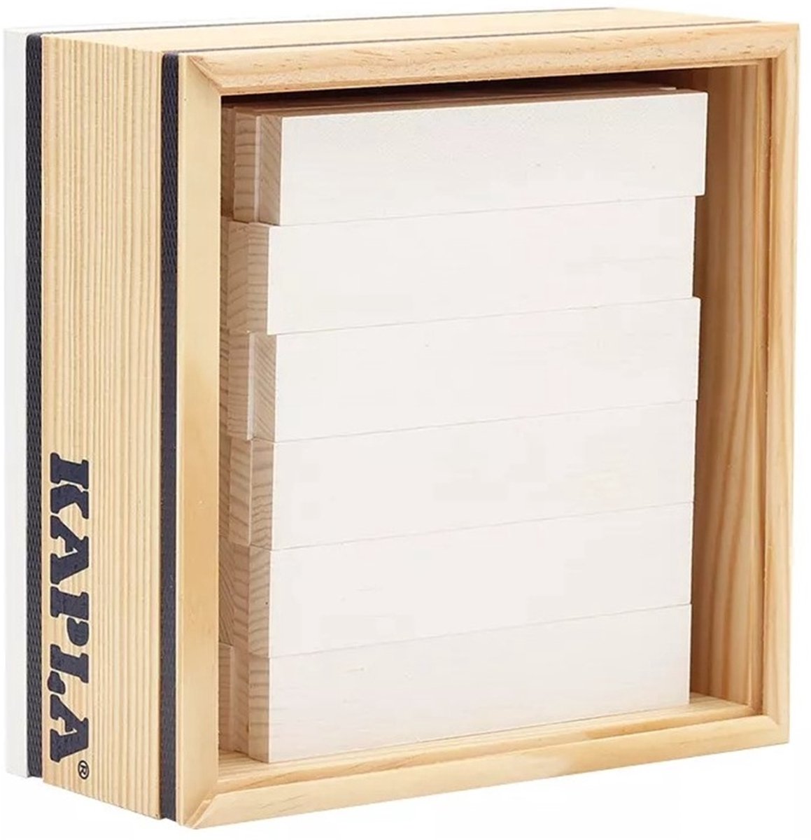 KAPLA - KAPLA Kleur - Constructiespeelgoed - Wit - 40 Plankjes