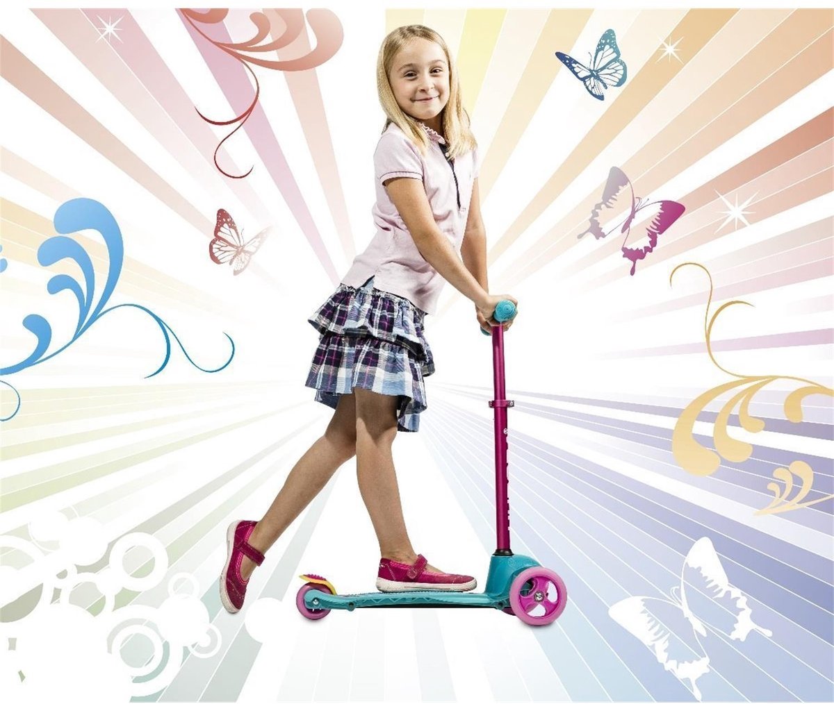 Hudora Flitzkids Step Skate Wonders
