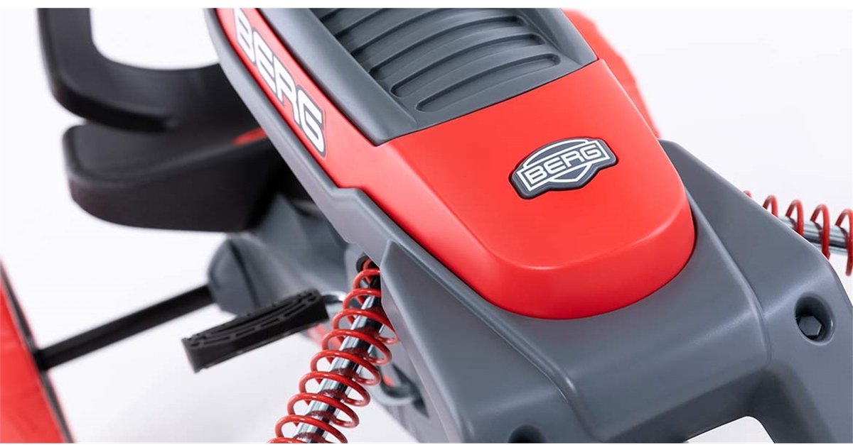 BERG Reppy Rebel Skelter - Verstelbare Stoel - Met soundbox - 2,5+ Jaar - Grijs/Rood — afbeelding 4
