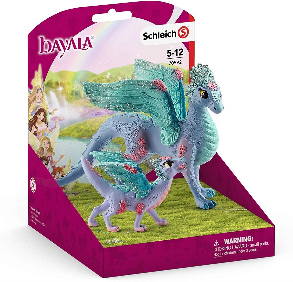 schleich BAYALA - Bloemendrakenmama en baby - Speelfiguur - 70592 — afbeelding 9