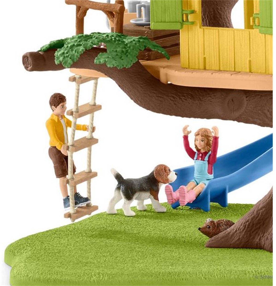 schleich FARM WORLD - Avontuurlijke boomhut - Speelfigurenset - Kinderspeelgoed voor Jongens en Meisjes - 3 tot 8 jaar - 28 Onderdelen — afbeelding 23