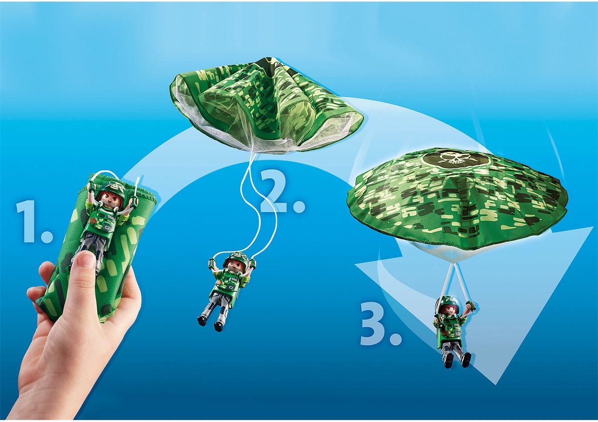 PLAYMOBIL City Action Politiehelikopter: parachute-achtervolging - 70569 — afbeelding 7