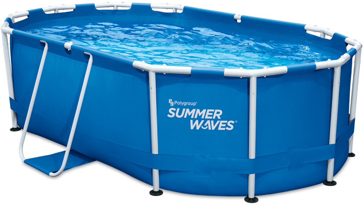 SUMMER WAVES ZWEMBAD ACTIVE OVAL FRAME 300 X 200 X 84 CM + FILTERPOMP