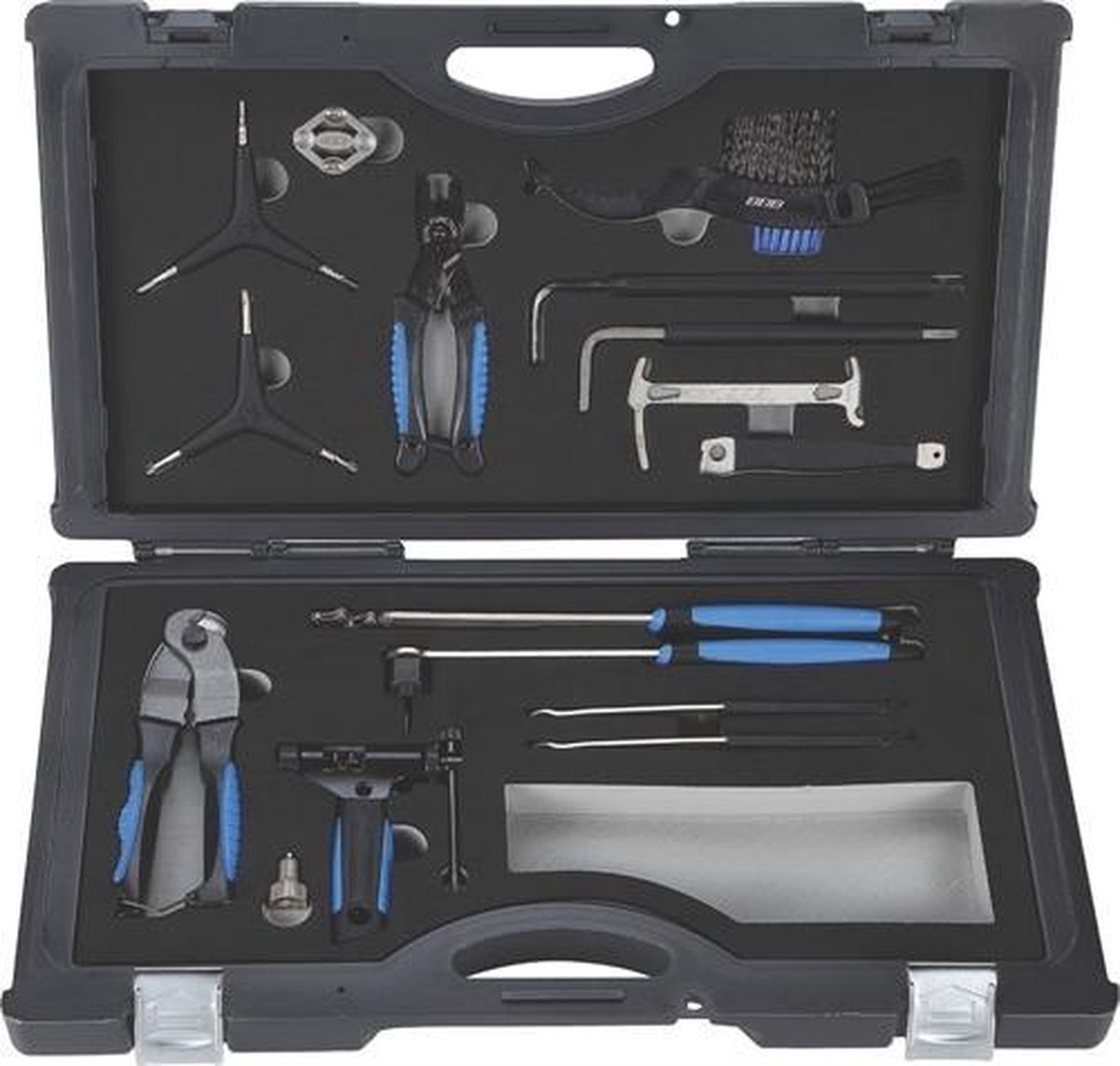 BBB Cycling allroundkit fietsgereedschap koffer - allround reparatieset fiets gereedschap - 16-delig - btl-91
