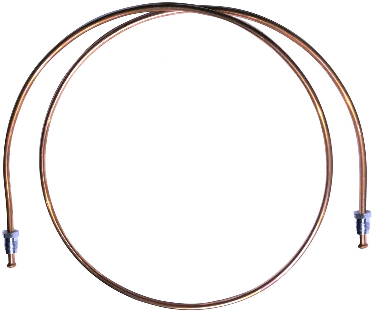 Remleiding - Koperbuis - Ã˜ 4,75 mm - Met aansluitingen M10 x 1 (90 cm)