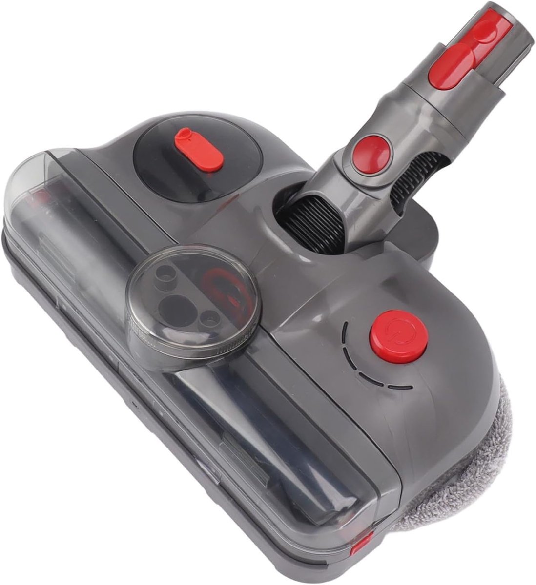 Elektrische Mopkop voor Stofzuigers V7 V8 V10 V11 V15, Met Losneembare Moptampons voor Waterreservoir