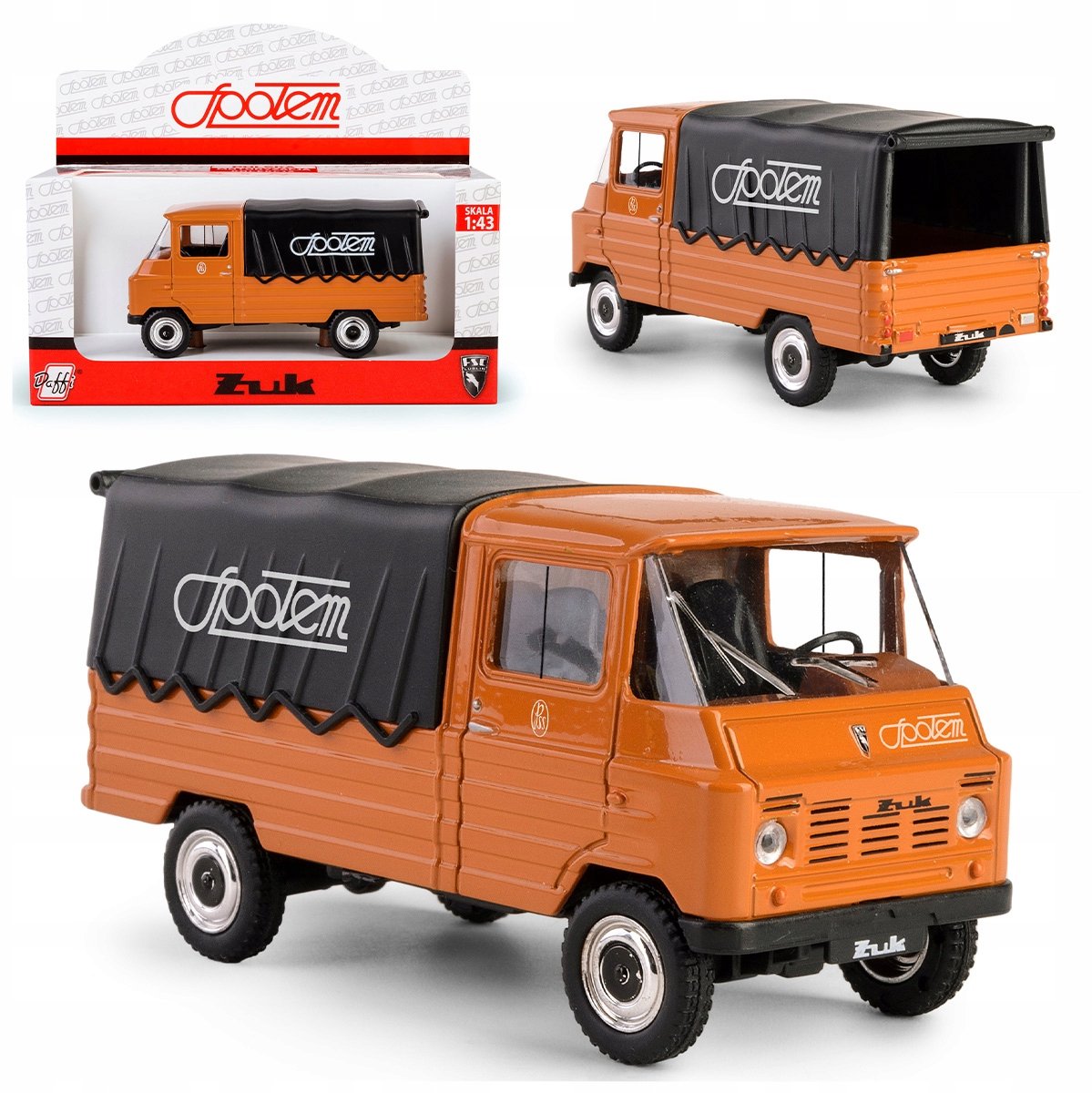 FSC Żuk Model Auto 1:43 - Klassieke PRL Vrachtwagen