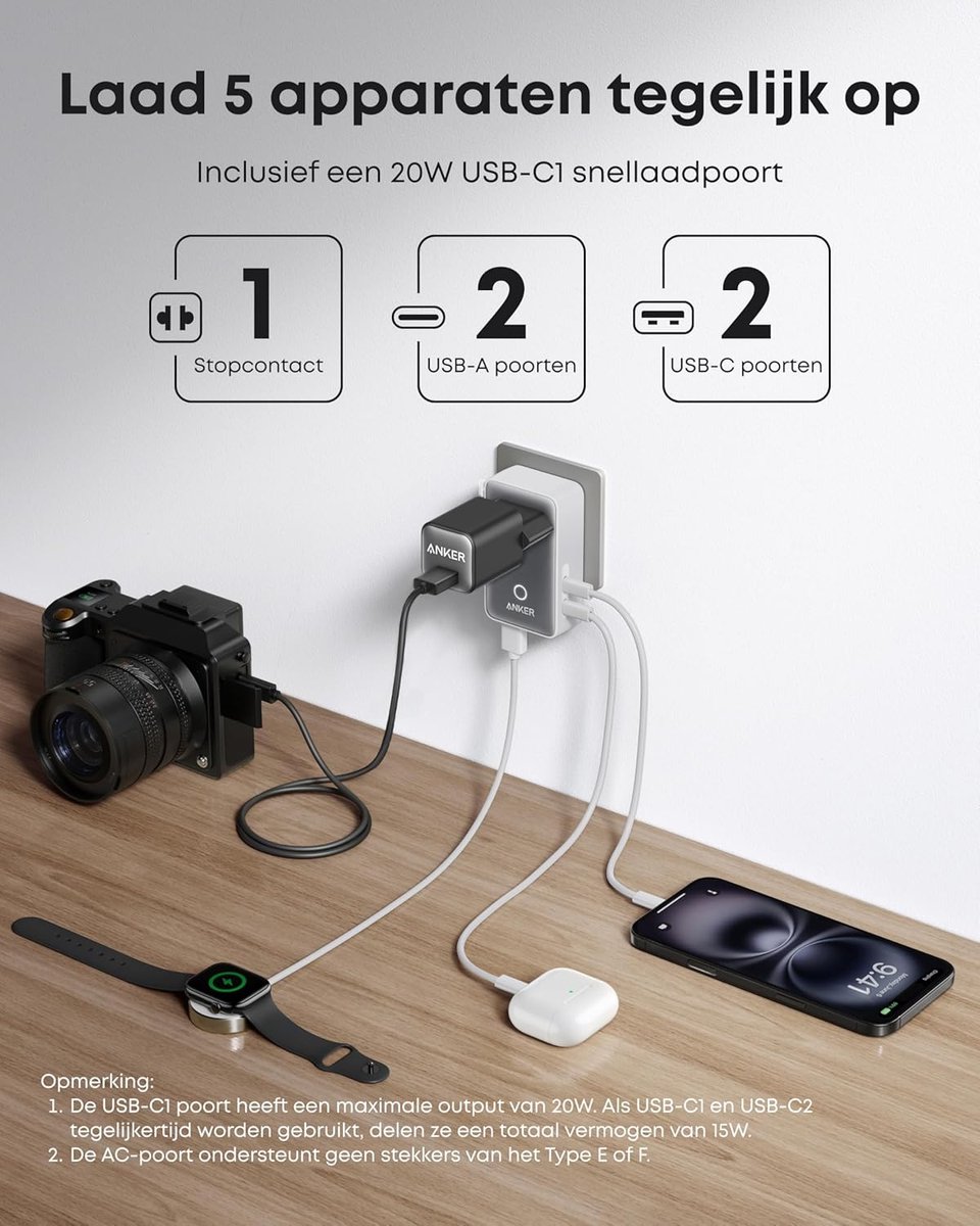 Anker PowerCore 25K Powerbank 25.000mAh - afbeelding 3