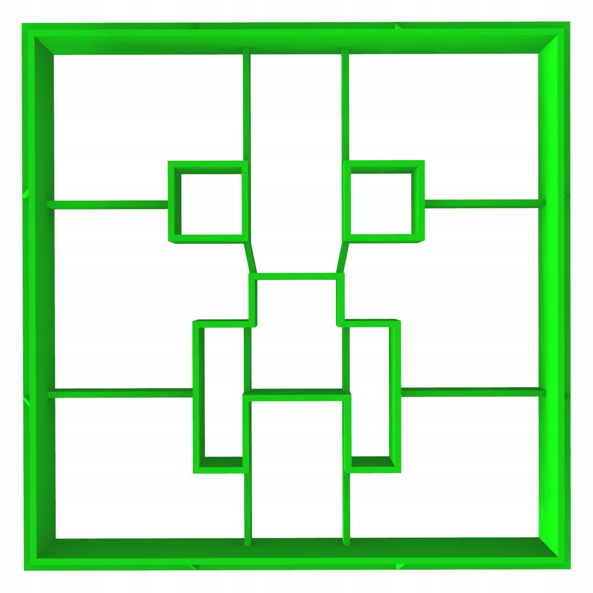 Minecraft Creeper Koekjesvorm - Unieke Bakvorm voor Koekjes en Koekjes