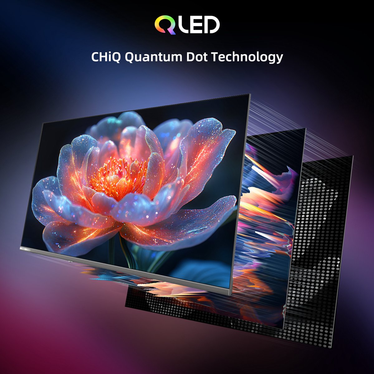 CHiQ L43QM10V - Smart TV 43 Inch - QLED Pro Google TV - Full HD - Randloos Metal Design - Dolby Audio - 2025 Nieuw thumbnail 5