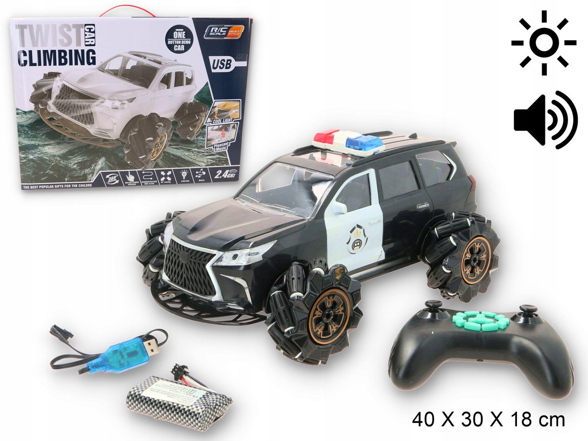 Gazelo RC Terreinwagen G162300 - Politie Speelgoed