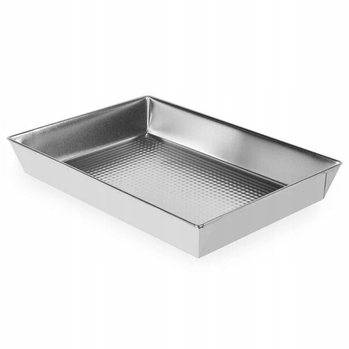 Universele Bakvorm 40x28x6cm met Gestructureerde Bodem - Ovenbestendig