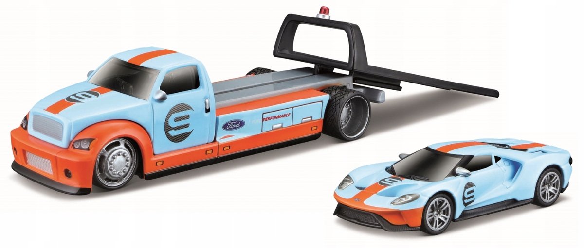 Maisto Laweta + Ford GT Heritage Edition 2019 Schaal 1/64