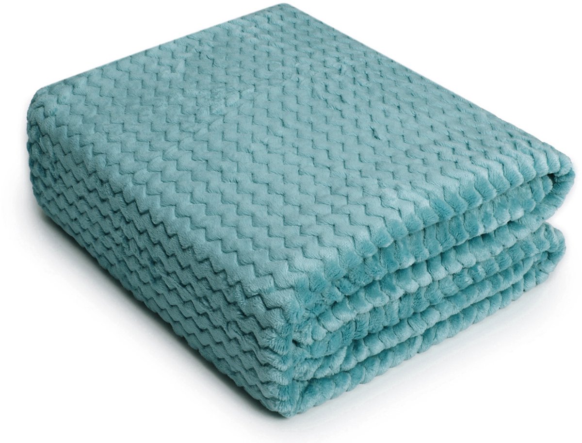 Zachte Deken Microvezel Zigzag 200x220cm - Stijlvol & Warm