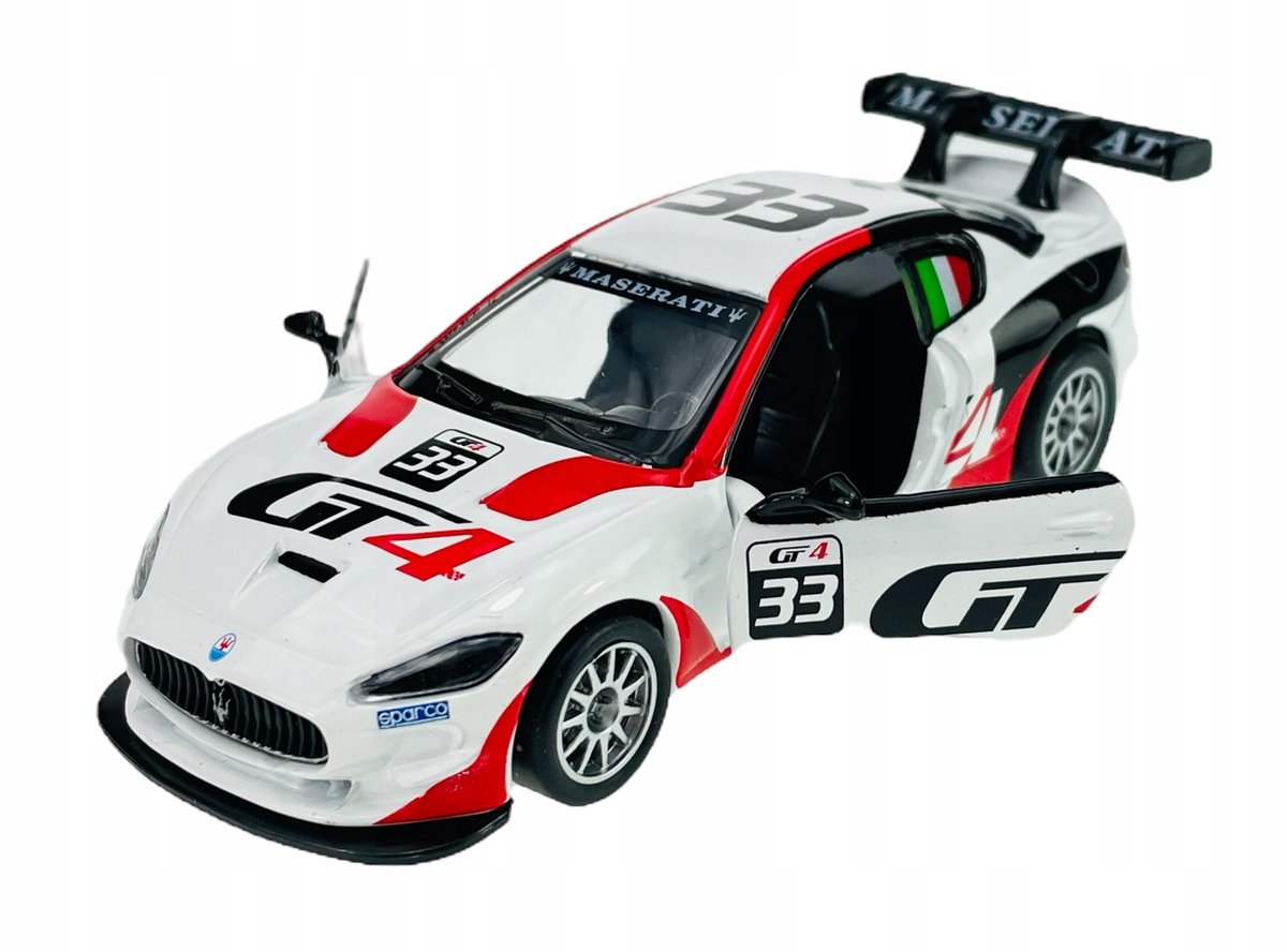MSZ Maserati Gran Turismo MC GT4 Wit Metaal Model 1:43