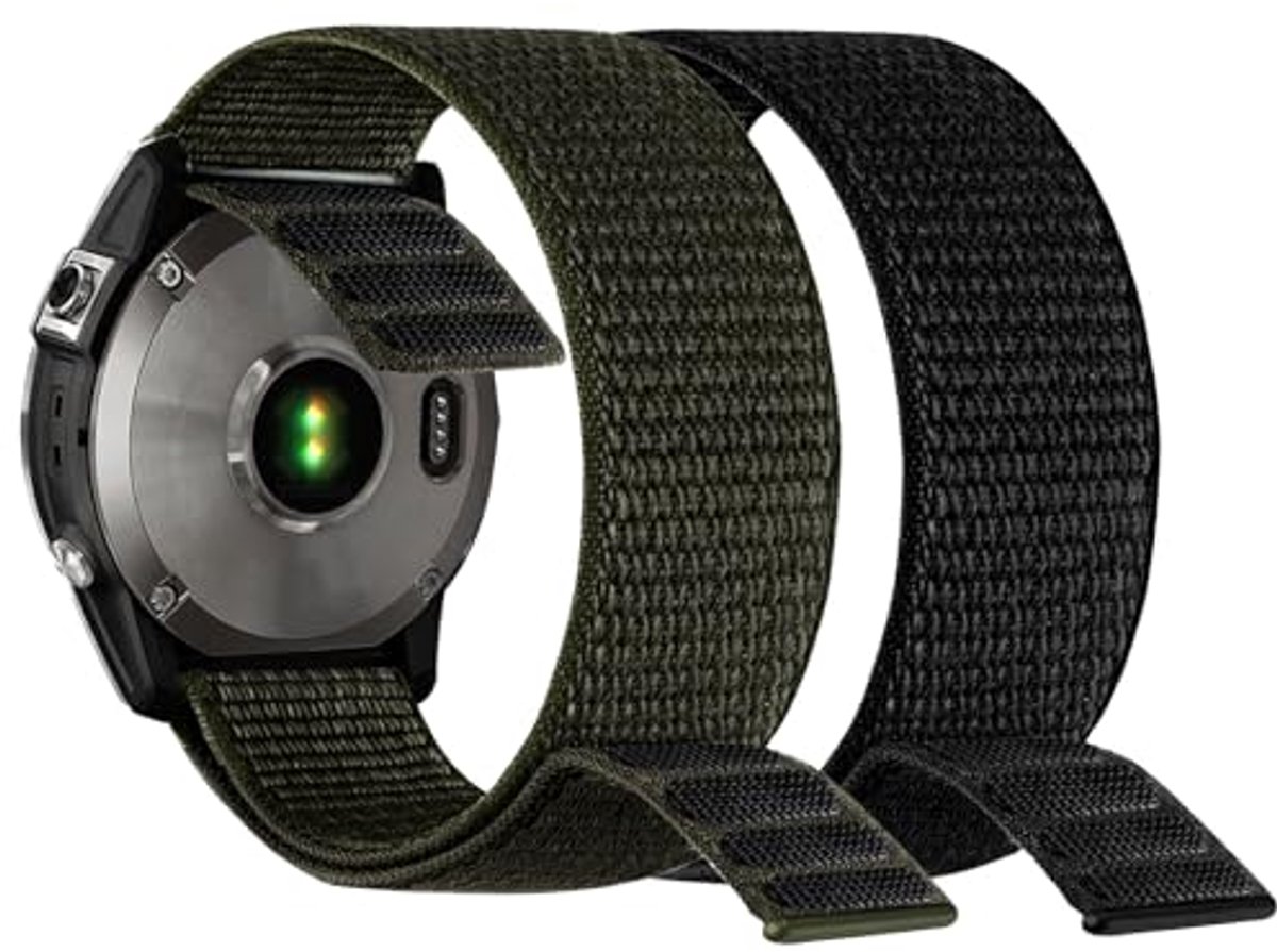 Nylon Horlogeband 26 mm met Gesp - Ultralicht, Sneldrogend en Wasbaar