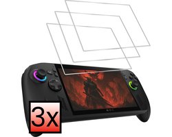 Screenprotector Geschikt voor Xbox Ally X Bescherm Glas Screen Protector - 3 PACK