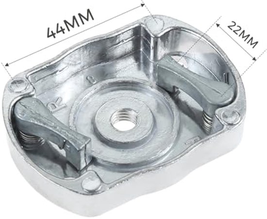 Trekstarter Dial, Aluminium Borstelsnijder Starter Driver Herhaler Starter Start Tandwiel Pulley Pawl Hond Veer voor Borstelsnijder 33cc/36cc/43cc/49cc — afbeelding 4