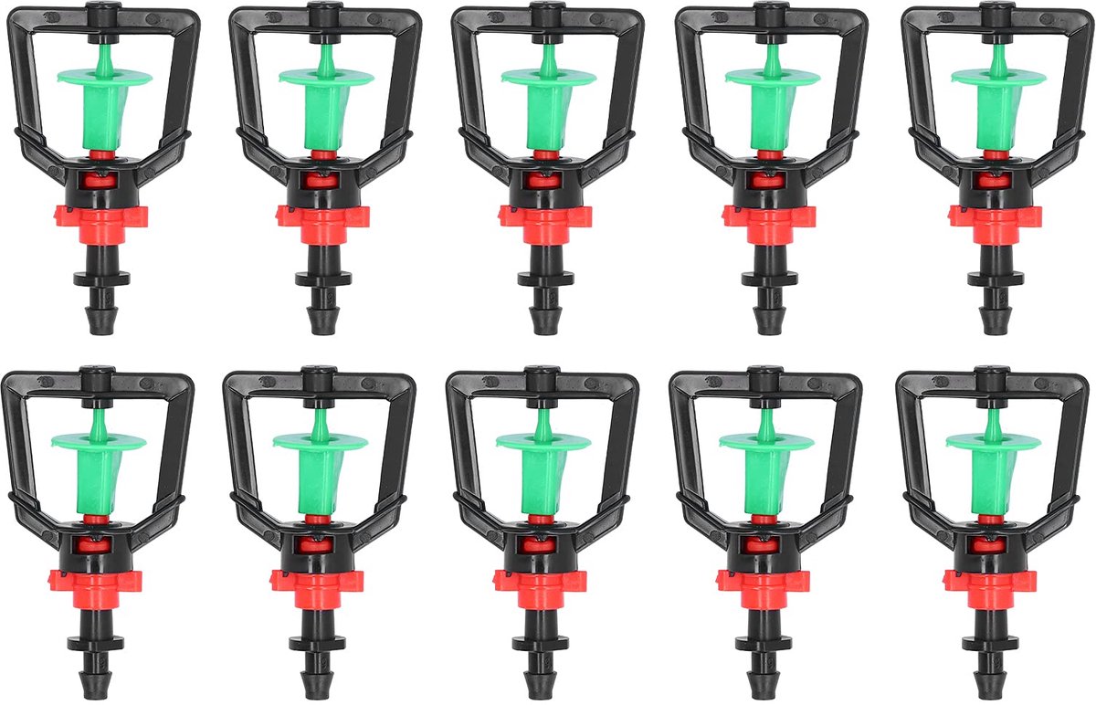 10 Set Rotary G Type Nozzle, Plants Sprayer Refraction Spray Nozzle, 360 Degree Rotating Uniform Spray, for Fruit Trees, Shrub, Ers, Garden Irrigation