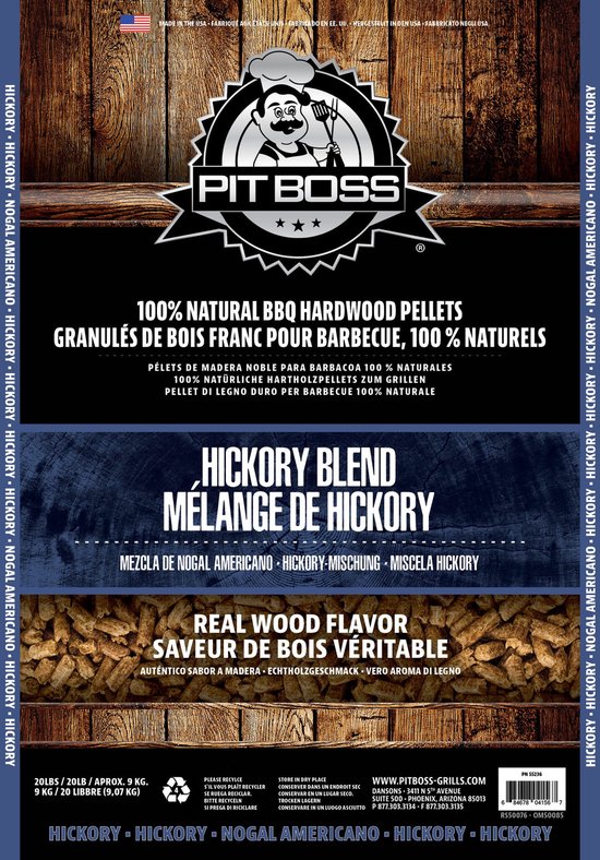 9 KG Hickory blend pellets van Weber — afbeelding 2