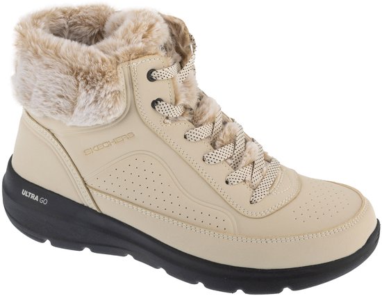 Skechers Glacial Ultra - Mountain Muse, Femme, Beige, Bottes femmes, pointure : 38