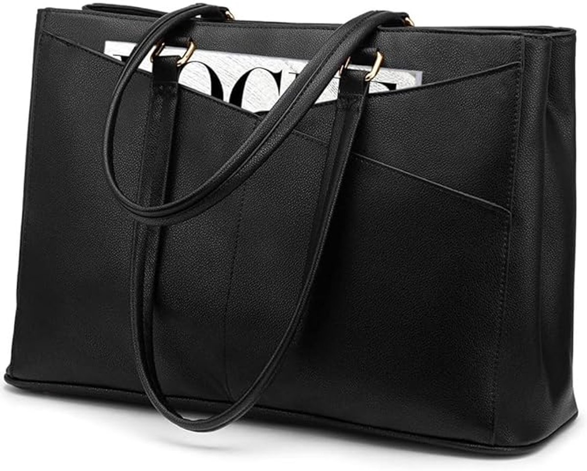 Laptoptas voor dames – Grote waterdichte werktas en handtas – Stijlvolle schoudertas voor vrouwen, ideaal voor werk, school of zakelijk gebruik