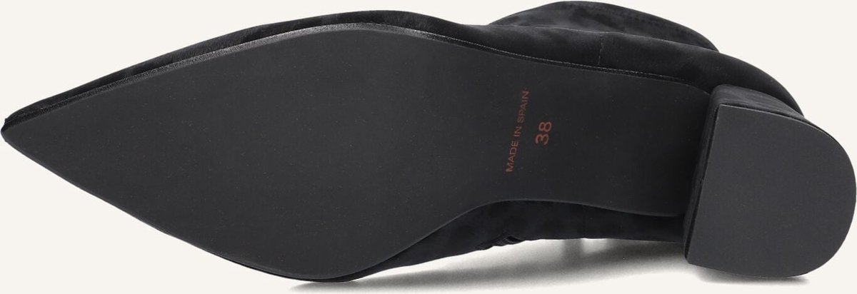 Notre-V 2478c Enkellaarsjes Enkelboots met rits Dames Zwart
