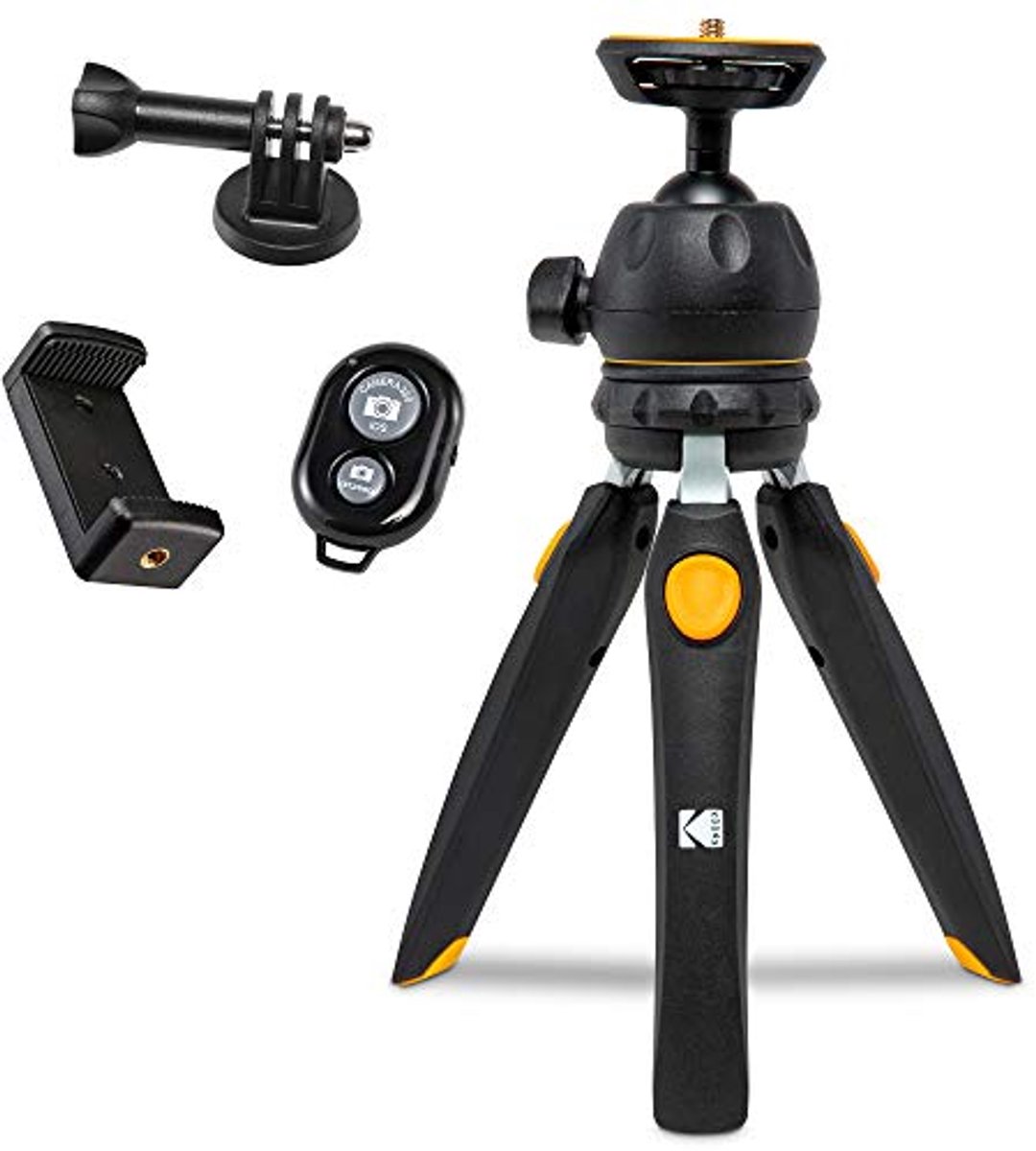 Mini Verstelbare Tripod met 360° Balgewricht - 9 Inch Tafelstatief en 11 Inch Selfie Stick