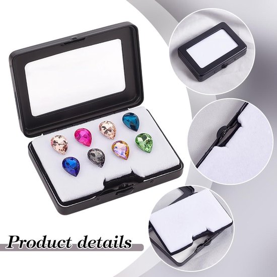 MEICHI 3D Notepad, Not Glued, 3D Lock Model Paper Art with Transparent Display Box, 9 x 8 x 4 cm, 140 Sheets, Table Decoration