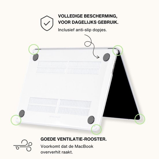 Étui Lunso pour MacBook Pro 14 pouces (2021-2024) - Coque - Candy Floss