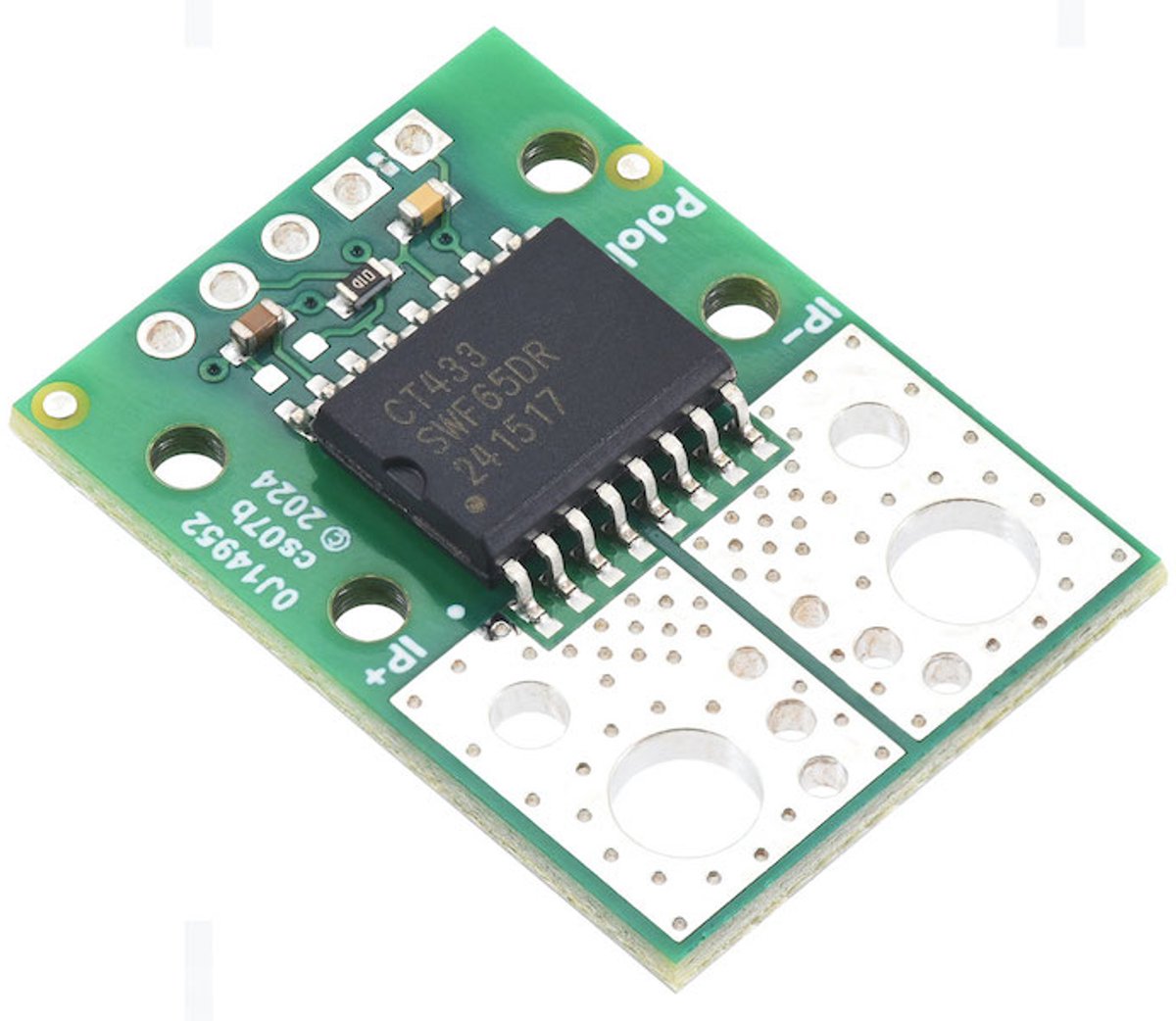 CT432-HSWF50MR TMR Current Sensor Compact Carrier -50A to +50A, 5V Pololu 5302