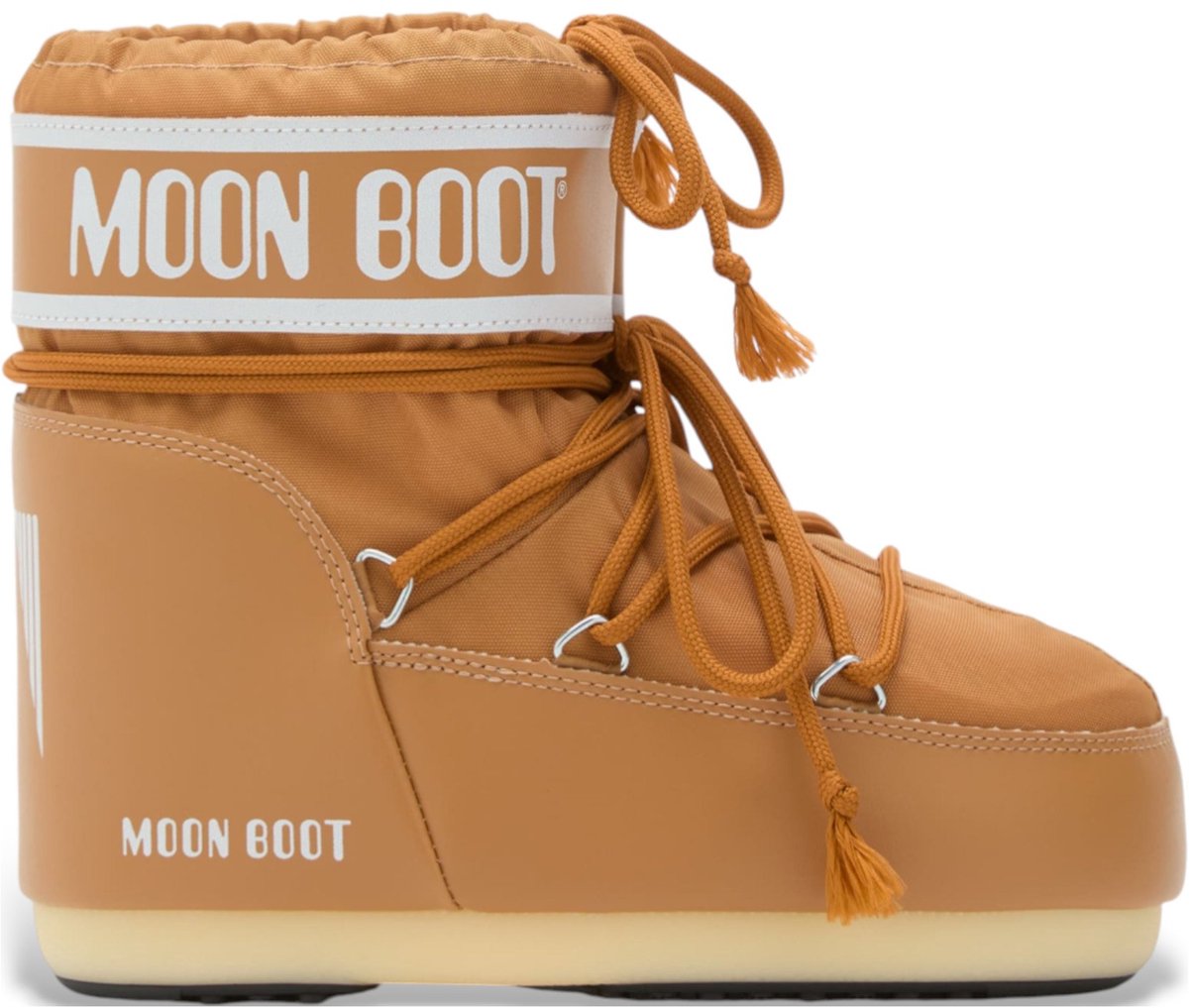 Moonboot Icon Low Nylon Snowboots Dames Cognac 39-41 Bruin