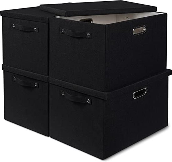 28 Liter Opslagcontainers Met Deksels, 2 Pakken Grote Plastic Stapelbare Speelgoedopslagcontainers Box Organizer Opvouwbare Opslagcontainers Bakken Met Wielen