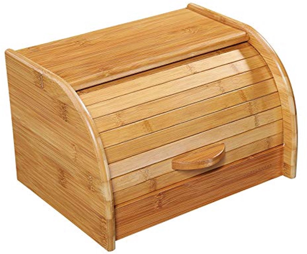 Bamboe Broodtrommel 27 x 20 x 17 cm - Bruin