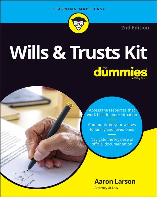 Wills & Trusts Kit For Dummies - cover