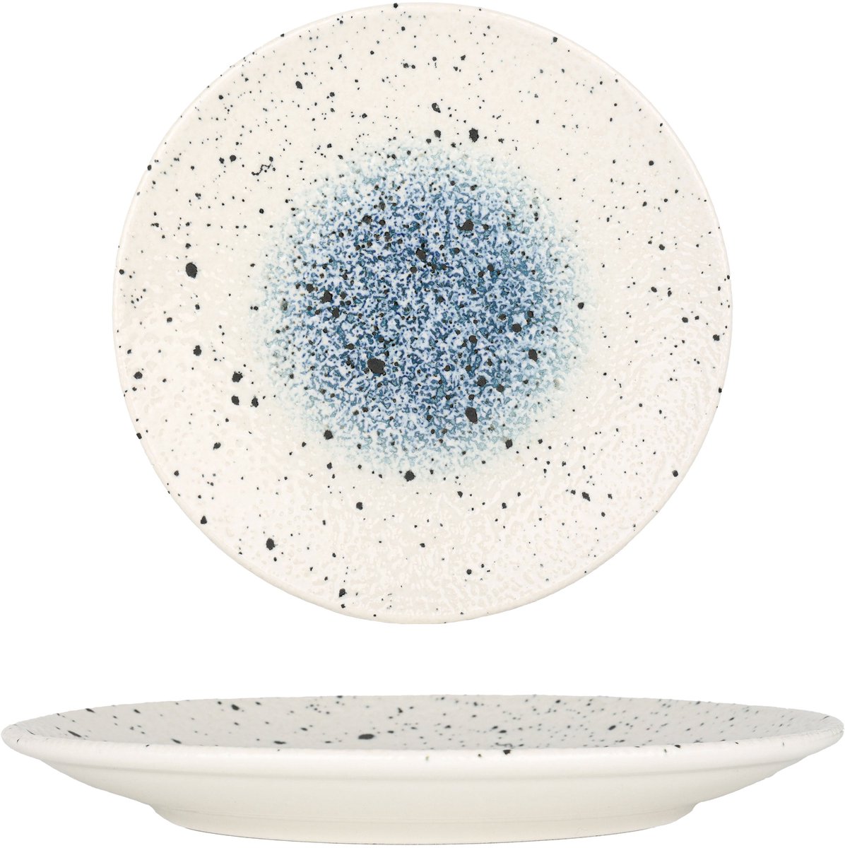 Rinart Dessertbord - Splash - Porselein - 19 cm - set van 6