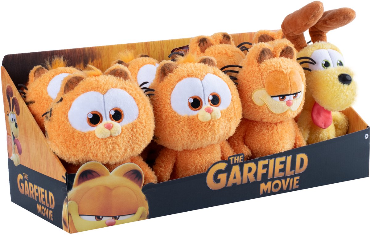 Goliath knuffel Garfield 20 cm - Animagic film knuffelspeelgoed.