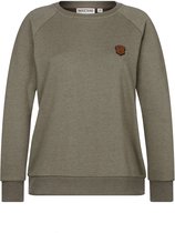 Naketano Damen Pullover Krokettenhorst 1801-0102 Olive Melange-XL
