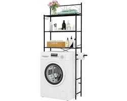 DailySupplies® Wasmachine Ombouw - Opbouwmeubel - Kast Wasdroger - Meubel - Zwart