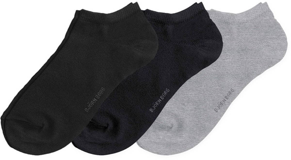 Björn Borg unisex essential 3P sneakersokken multi