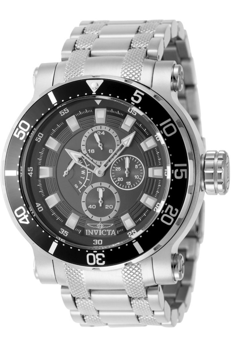 Invicta Coalition Forces 49394 Heren Horloge - Waterdicht - Analoog - Quartz Uurwerk - Roestvrij Staal met grijze Wijzerplaat - 52mm