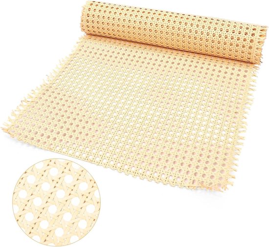 Rotan roller, 40 x 100 cm, rotanband voor kleppen, rol hengeldoek, meubels en knutselprojecten, duurzaam en flexibel materiaal voor stoelen en decoratie