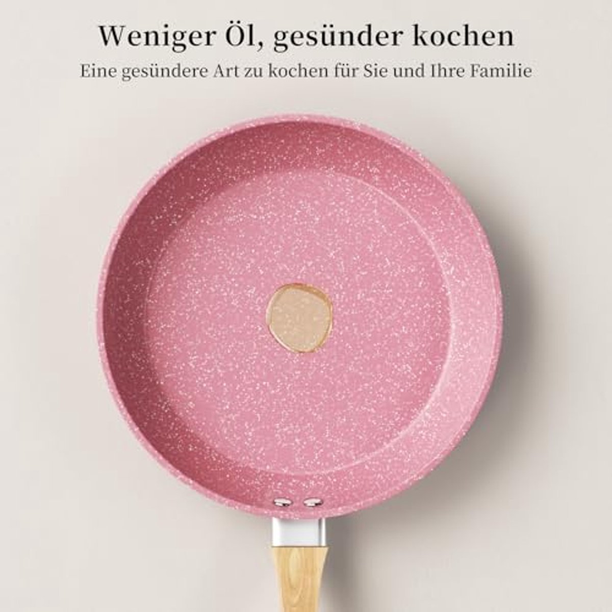 Koekenpan Antiaanbaklaag 24 cm Granieten Coating Professioneel