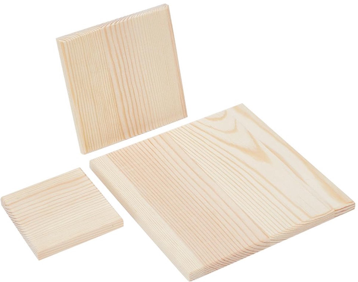 Azomor® Set van 3 Houten Display Bases voor Sieraden en Accessoires Presentatie